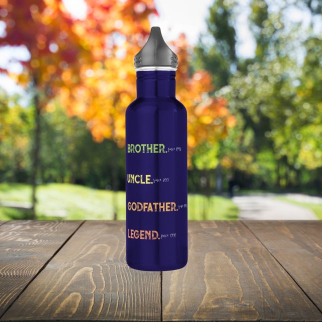 Garrafa Irmão Tio Goddad Legenda Desde O Ano (Criador carregado)