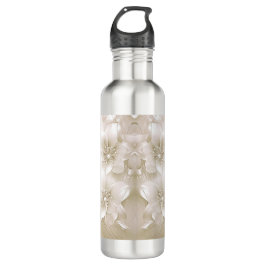 Garrafa Ivory White Flowers Water Bottle