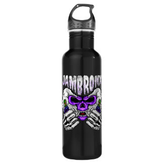 Garrafa jambronx skull vape illustration