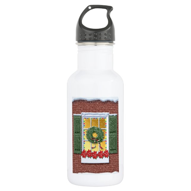 Garrafa Janela de Natal (Frente)