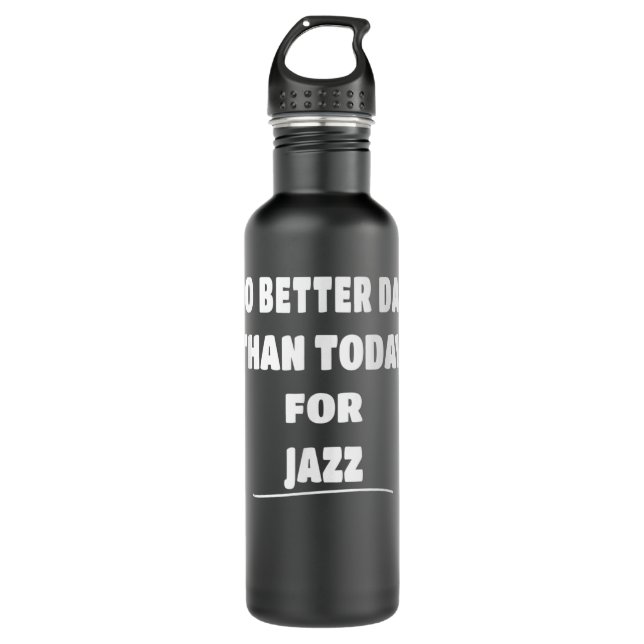 Garrafa Jazz Saxaphone Jazz Day Jazz Gift (Frente)
