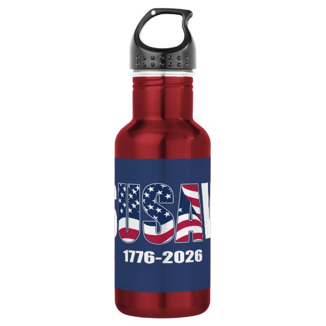 Garrafa Jes EUA ves 1776-2026 (Frente)