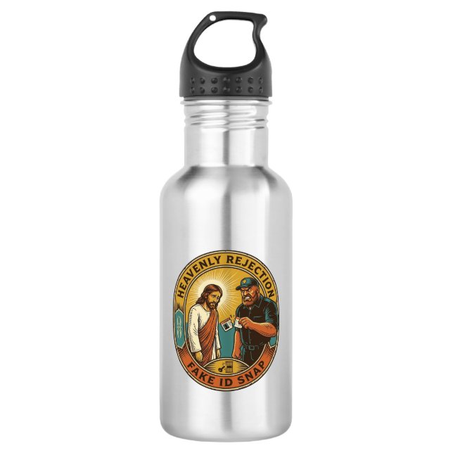 Garrafa Jesus Carteira de Identidade Falsa Confiscada Segu (Frente)