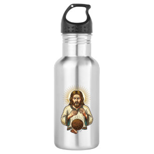 Garrafa Jesus Derrubou Bola Medicinal Pesada Dor no Dedo d