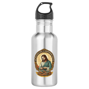 Garrafa Jesus Desinflou completamente Bola de Yoga Chata H