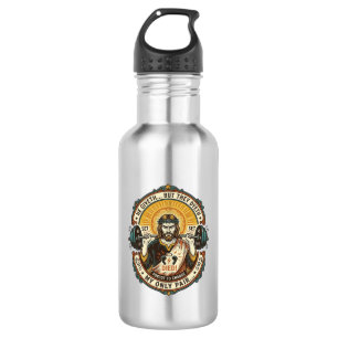Garrafa Jesus fones de ouvido mortos conjunto médio silenc