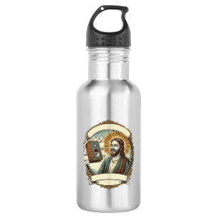 Garrafa Jesus Rindo Falso Alto Clube Não Consegue Ouvir Fe