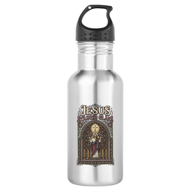 Garrafa Jesus Vitral Jesus Vitral Catedral  (Frente)