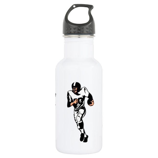 Garrafa Jogador de Futebol Americano Running Back Pessoal (Frente)
