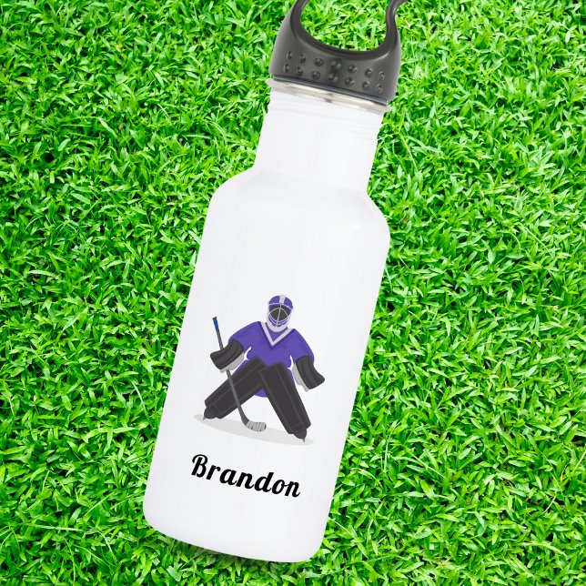 Garrafa Jogador de Hóquei no Gelo e nome para Rapazes Espo (Criador carregado)