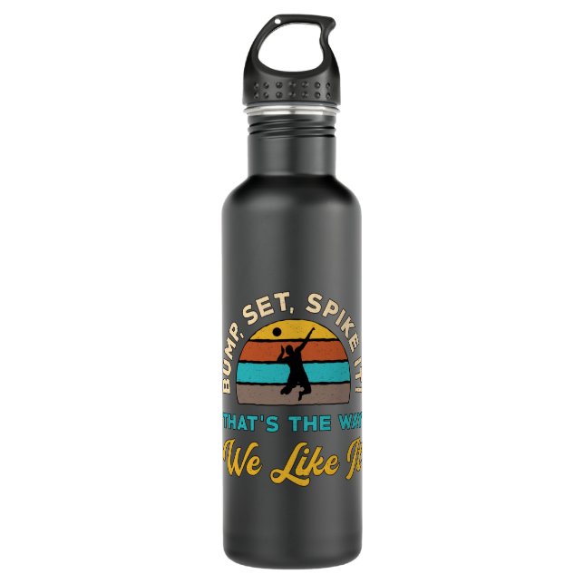 Garrafa Jogador de Voleibol Jogado De Voleibol (Frente)