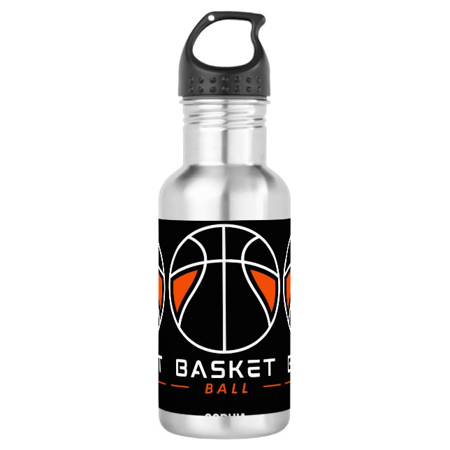 Garrafa Jogadora de basquete, Aniversário de Basquete (Frente)