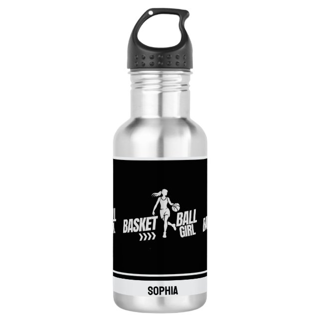 Garrafa Jogadora de basquete, Aniversário de Basquete (Frente)