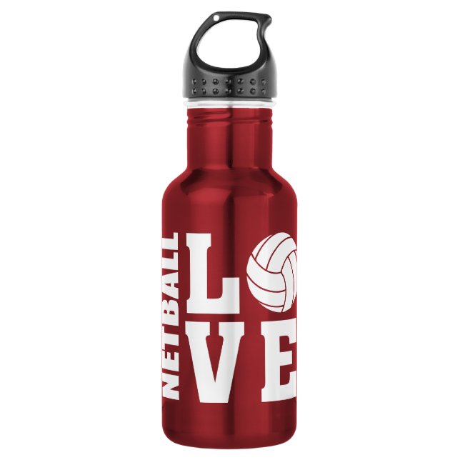 Garrafa Jogadores Netball, Love Netball (Frente)
