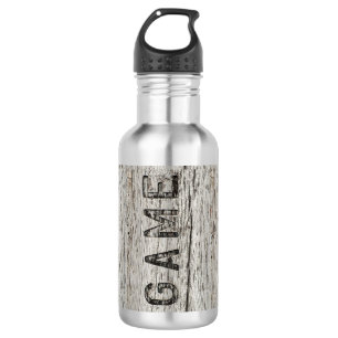 Garrafa Jogo de Madeira com Couros Russos