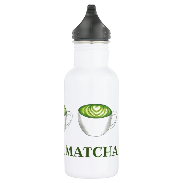 Garrafa Jogo Jogo Combinação de Matcha Verde Chá Latte Foo (Direita)