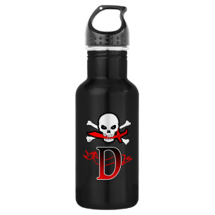 Garrafa Jolly Roger D Monograma Inicial
