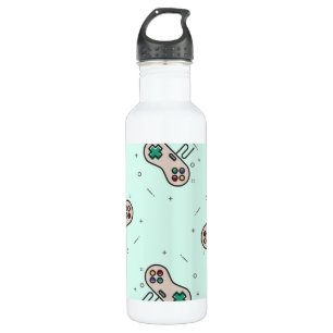 Garrafa Joystick de jogos de cinza em azul