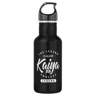 Garrafa Kaiya Nome Personalizado Presente de Aniversário