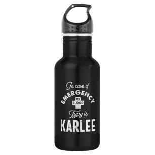 Garrafa Karlee Personalised Name Birthday Gift