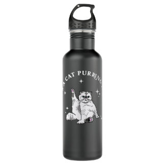 Garrafa Karma É Um Gato Prendendo No Meu Lap