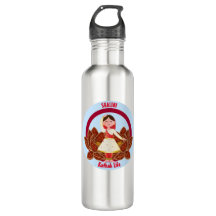 Kathak Dance Water Bottle com Nome