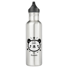 Garrafa Kawaii Bonitinho Urso Face - Kawaii - Arte de Linh