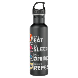 Garrafa Kawaii Manga Sushi - Repetição de anime do sono - 