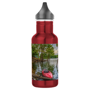 Garrafa Kayak Flutuando Em Mesa Rock Lake Stainless Steel
