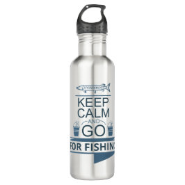 Garrafa Keep calm and go for fishing