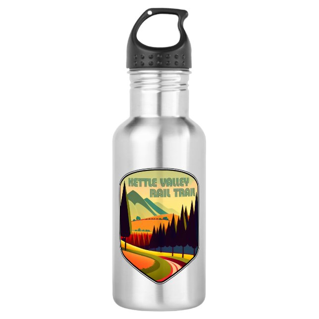 Garrafa Kettle Valley Rail Triail British Columbia Colors (Frente)