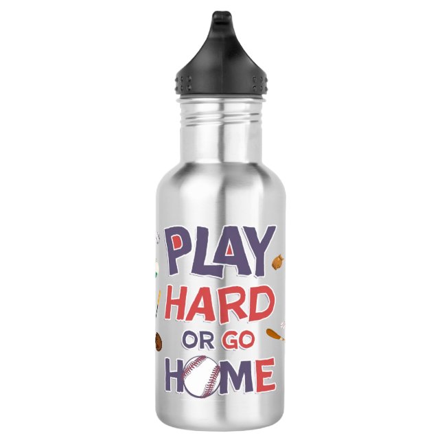 Garrafa Kids Baseball Water Bottle – Personalized (Direita)
