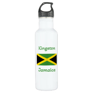 Garrafa Kingston Jamaica - Bandeira jamaicana