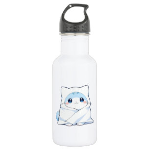 Garrafa Kit de Cobertor Aconchegante Gatinho Kawaii Design