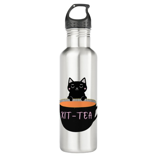 GARRAFA KIT-TEA BLACK CAT (Frente)