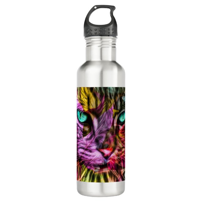 Garrafa Kitten Cat Artsy Design (Frente)