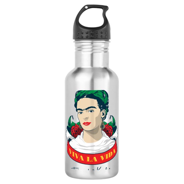 Garrafa La Vida de Frida Kahlo | Viva (Frente)