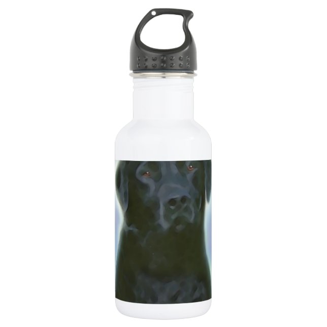 Garrafa laboratório negro (Frente)