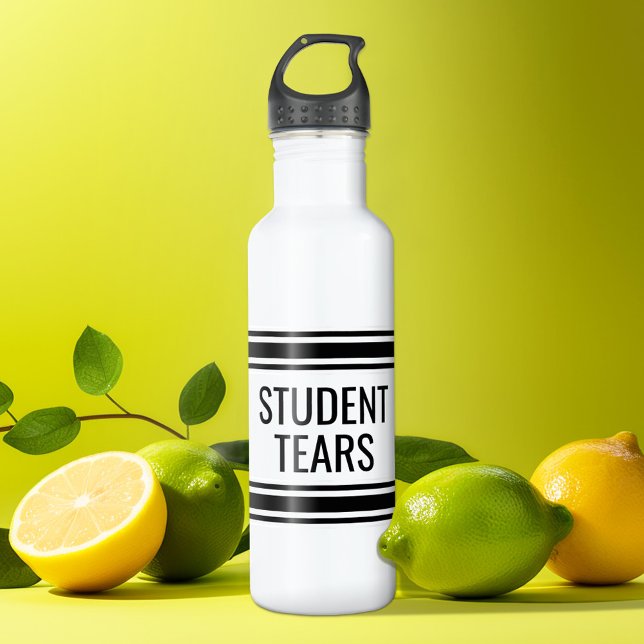Garrafa Lágrimas para Estudantes - Engraçada Decoração de  (Personalized water bottle - funny student tears)
