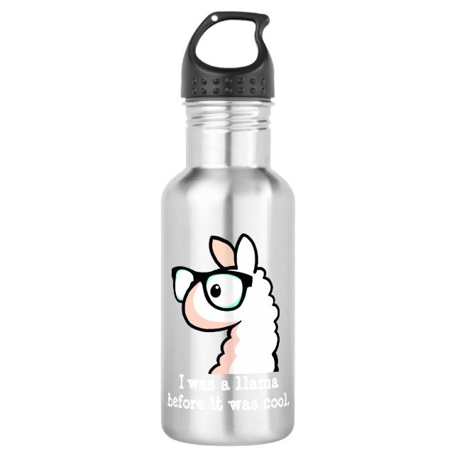 Garrafa Lama do hipster (Frente)