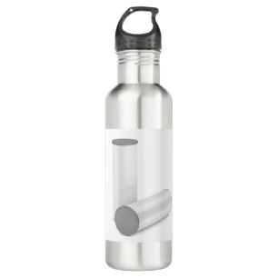 Garrafa Latas de lata vazias do branco