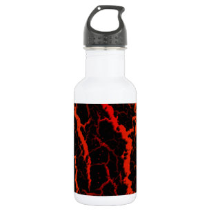 Garrafa Lava Espacial Rachada - Laranja/Rosa