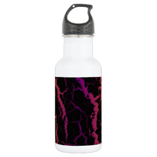 Garrafa Lava Espacial Rachada - Laranja/Roxo