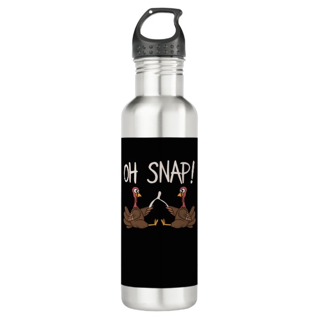 Garrafa Legal Oh Snap! Turca Engraçada Com Agradecimento D (Frente)
