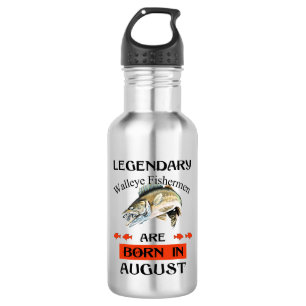 Garrafa Legendário pescador Walleye é Nascer em agosto