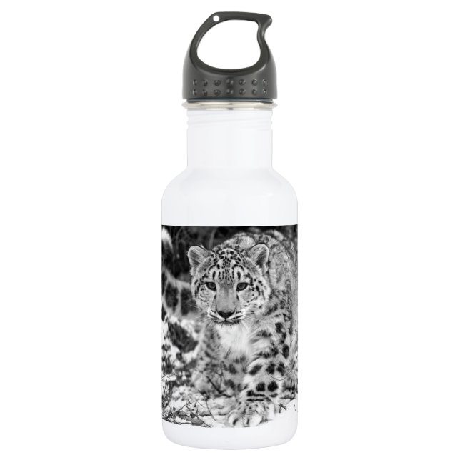 Garrafa Leopardo de neve (Frente)