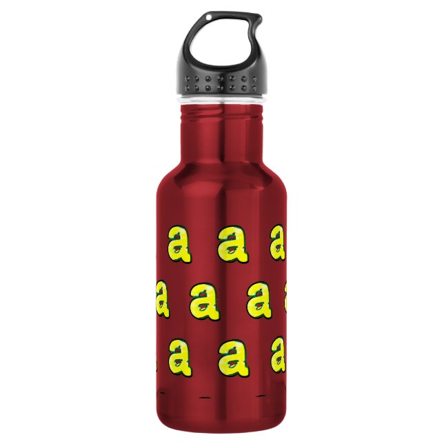 Garrafa Letra "a" (Frente)