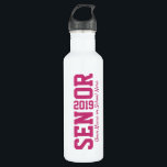 Garrafa Letra de Bloco do Mais velho Moderno Classe 2019 R<br><div class="desc">Mais velho moderno - Letra Bloco Classe de Garrafa de Água Rosa 2019. O texto é TOTALMENTE personalizável - de fontes a cores. Parabéns!</div>