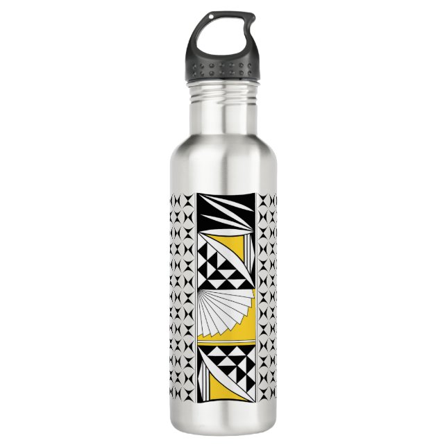Garrafa Levantamento nativo sudoeste em amarelo (Frente)