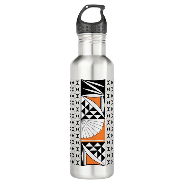 Garrafa Levantamento nativo sudoeste em laranja (Frente)